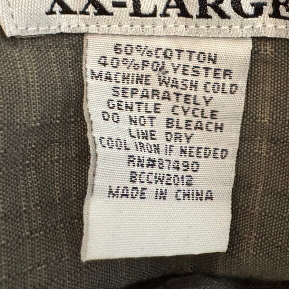 LA Police Gear CCW Shirt Button Down Short Sleeved Olive Size XXL - Picture 11 of 11